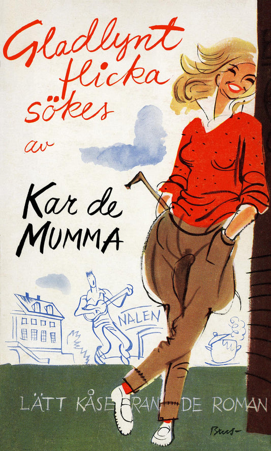 Gladlynt flicka sökes : lätt kåserande roman – E-bok