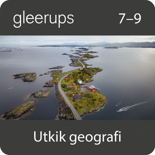 Gleerups Utkik geografi 7-9, digitalt läromedel, elev, 12 m
