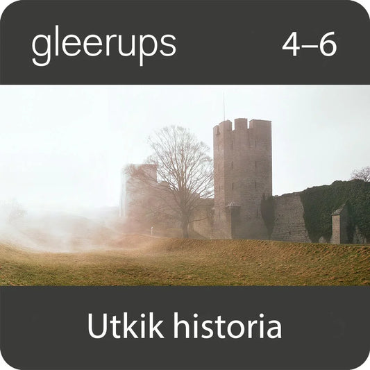 Gleerups Utkik historia 4-6, dig läromedel, lärare, 12 m (OBS! Endast för lärare)