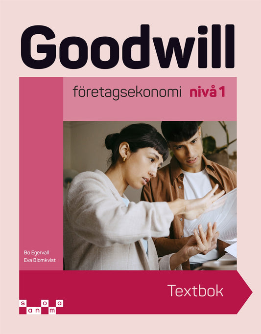 Goodwill Företagsekonomi nivå 1 Textbok – E-bok