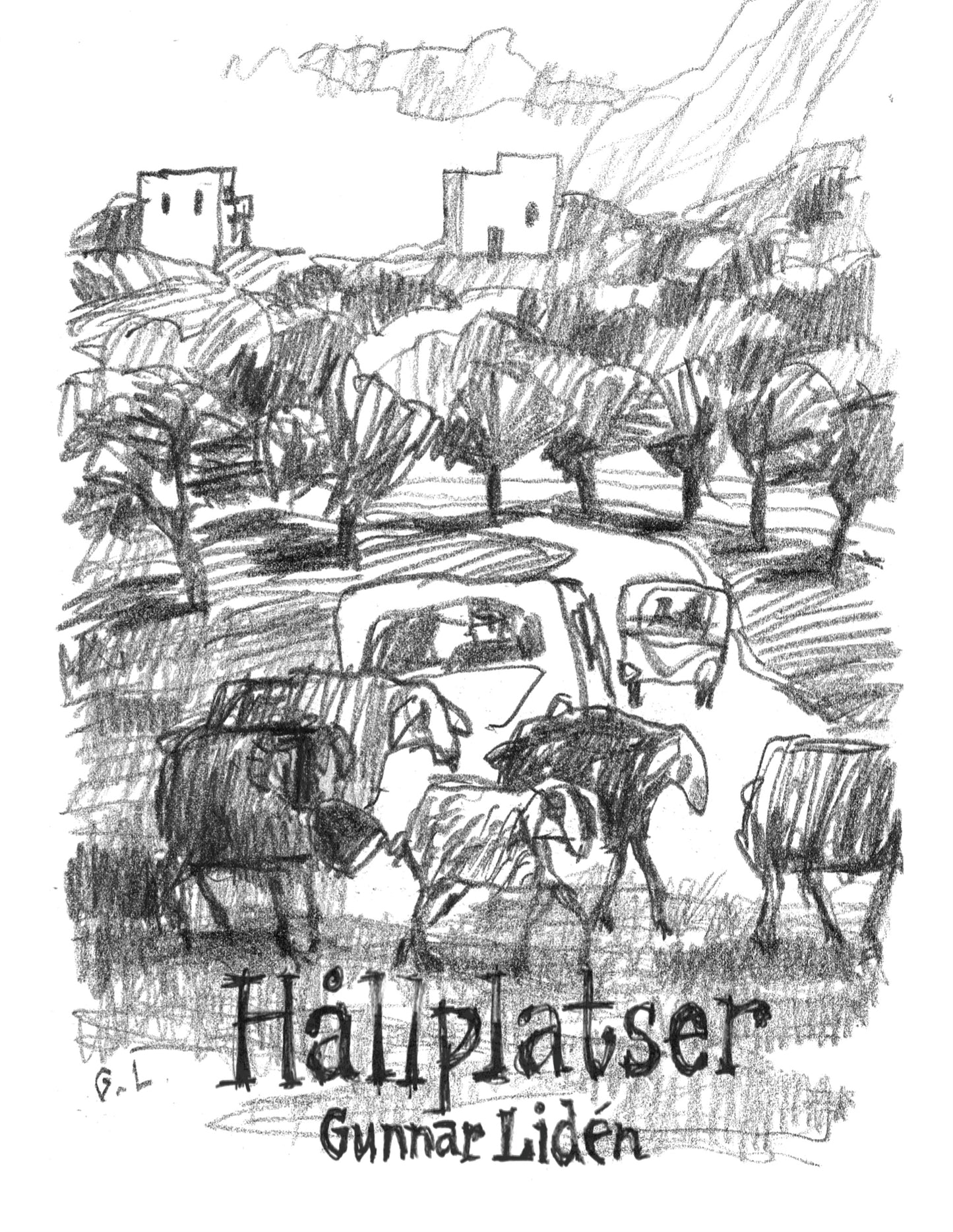Hållplatser: Teckningar och dikter – E-bok