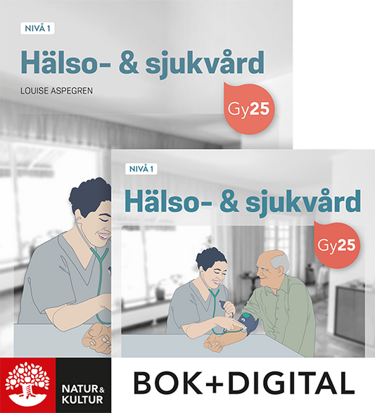 Hälso- & sjukvård nivå 1 Paket Bok+Digital