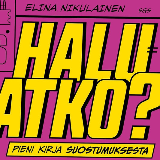 Haluatko? Pieni kirja suostumuksesta – Ljudbok