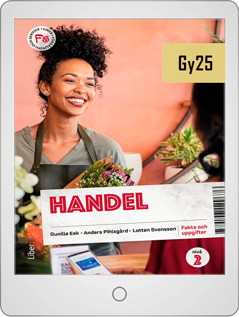 Handel nivå 2 Fakta och uppgifter Onlinebok