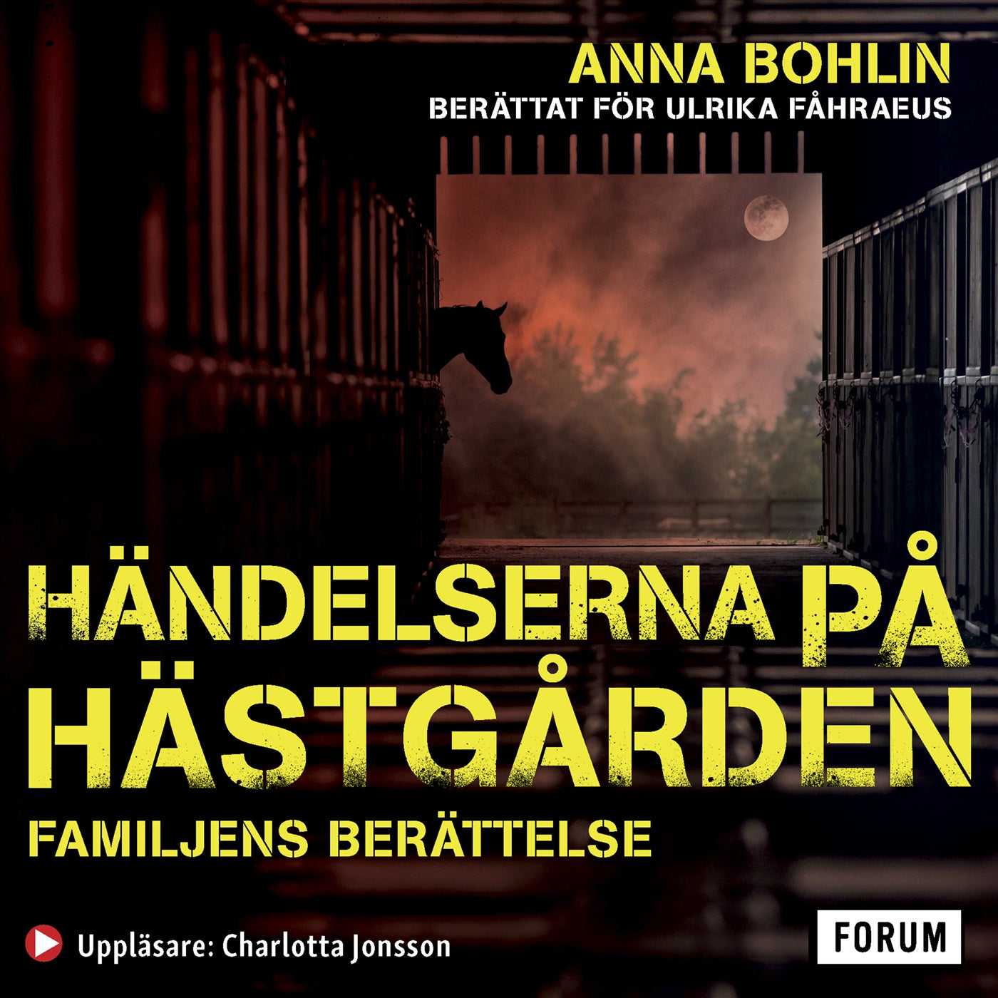 Händelserna på hästgården : familjens berättelse – Ljudbok