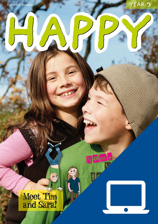 Happy Year 3, digitalt lärarmaterial, 12 mån (OBS! Endast för lärare)