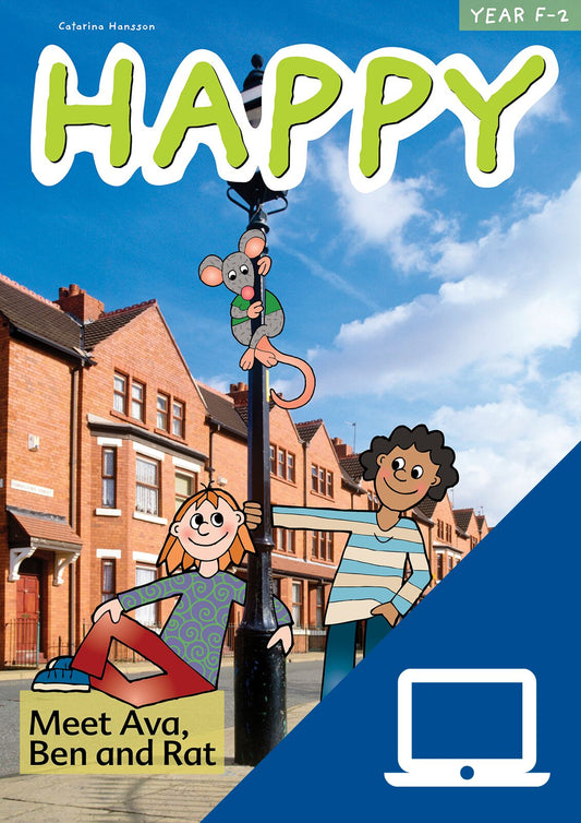 Happy Year F-2, digitalt lärarmaterial, 12 mån (OBS! Endast för lärare)