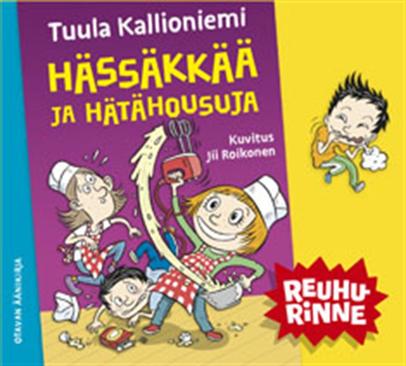 Hässäkkää ja hätähousuja – Ljudbok