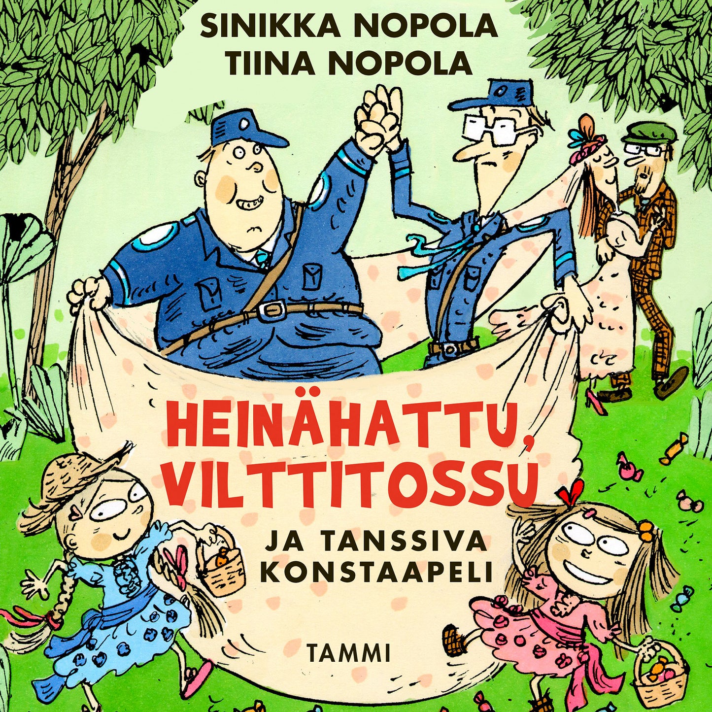 Heinähattu, Vilttitossu ja tanssiva konstaapeli – Ljudbok