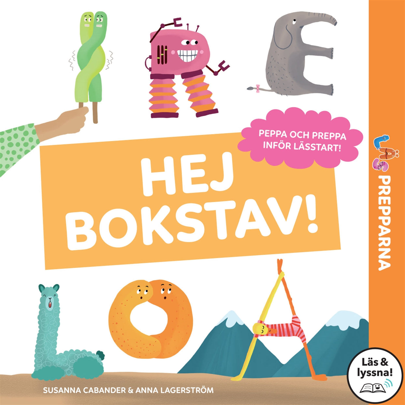 Hej bokstav! (Läs & lyssna) – E-bok