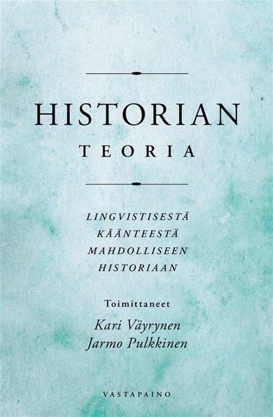 Historian teoria – E-bok