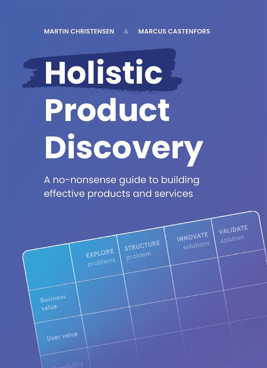 Holistic product discovery : a no-nonsense guide to building effective products and services – E-bok