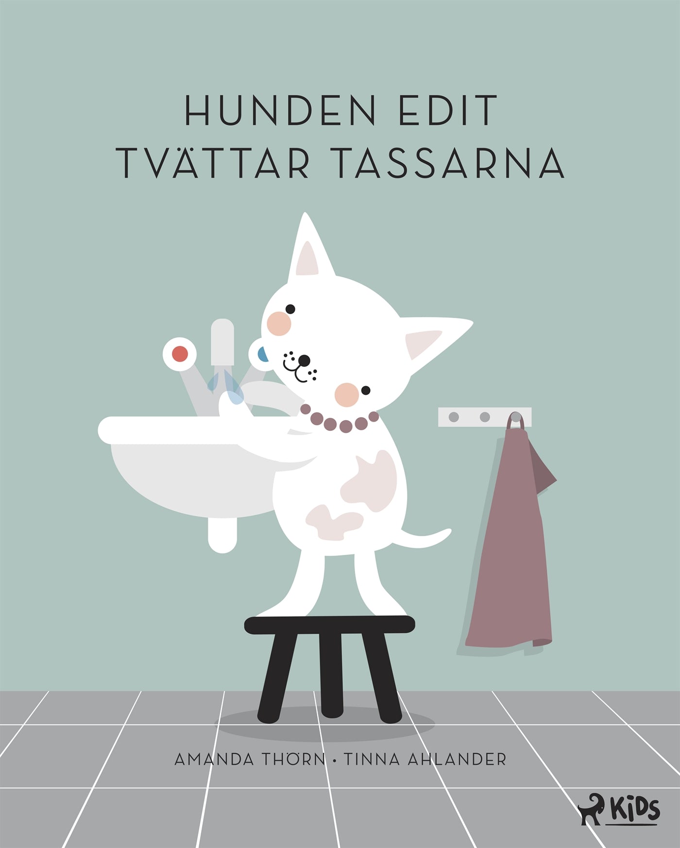 Hunden Edit tvättar tassarna – E-bok