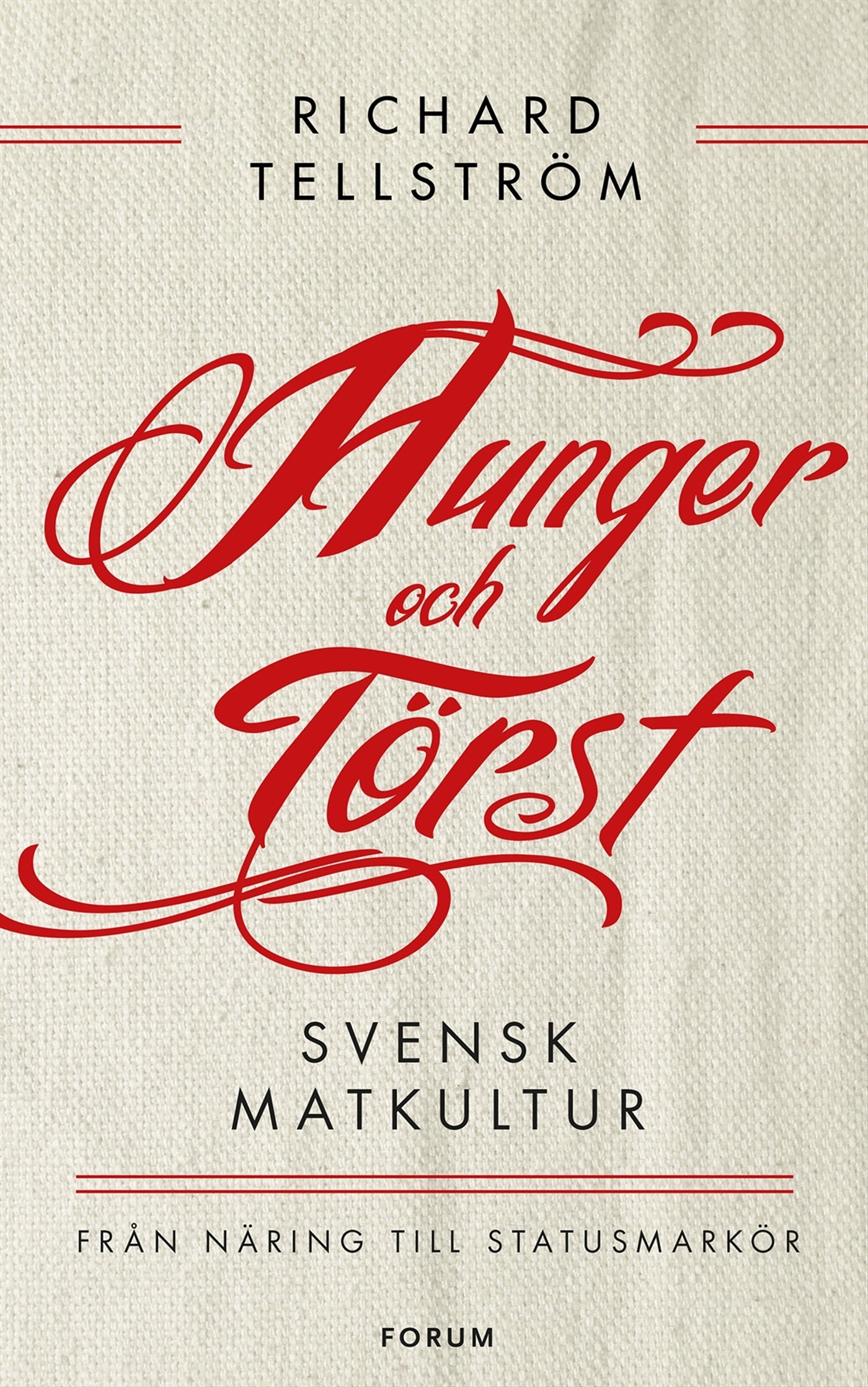 Hunger och törst : svensk måltidshistoria från överlevnad till statusmarkör – E-bok