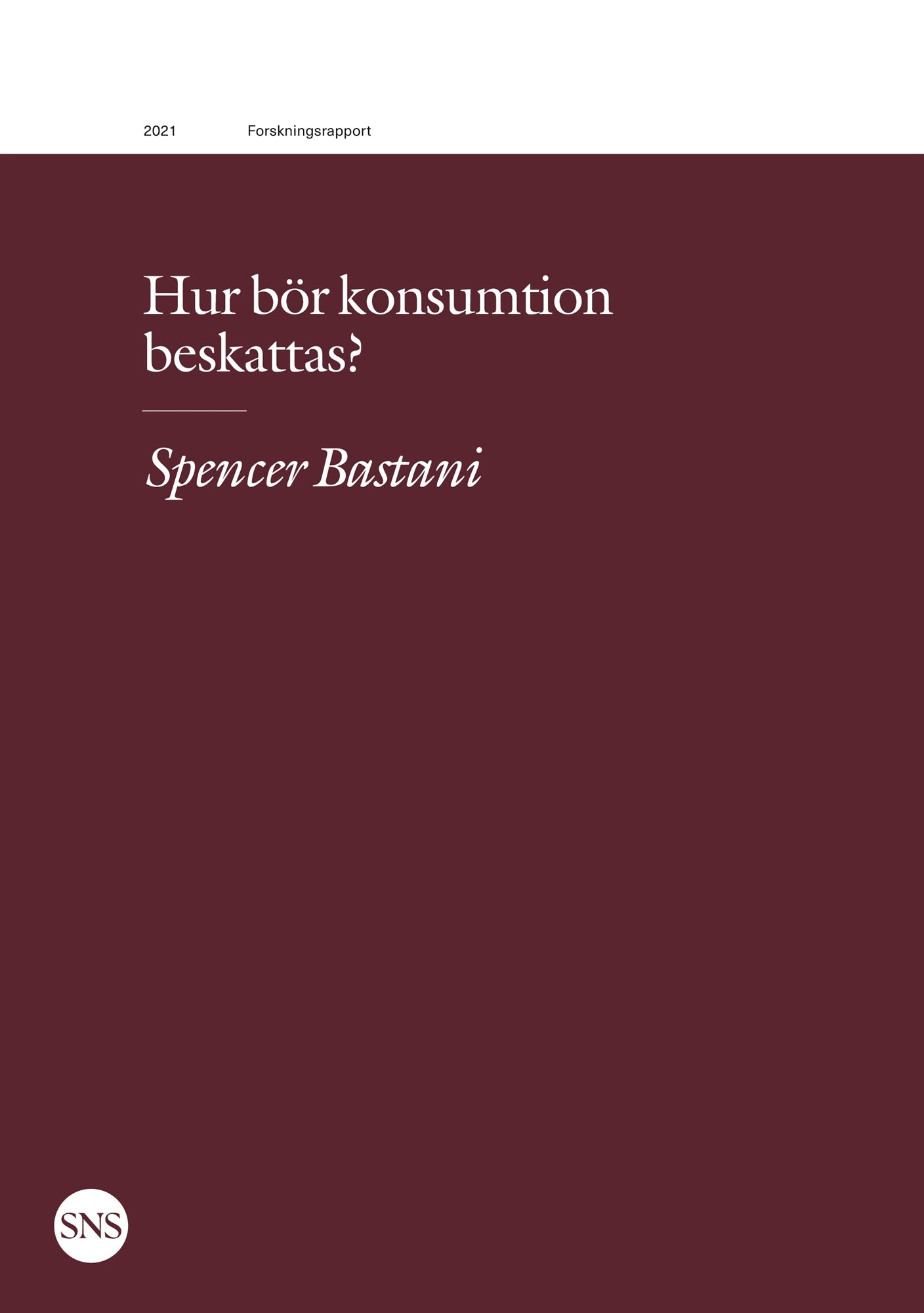 Hur bör konsumtion beskattas? – E-bok