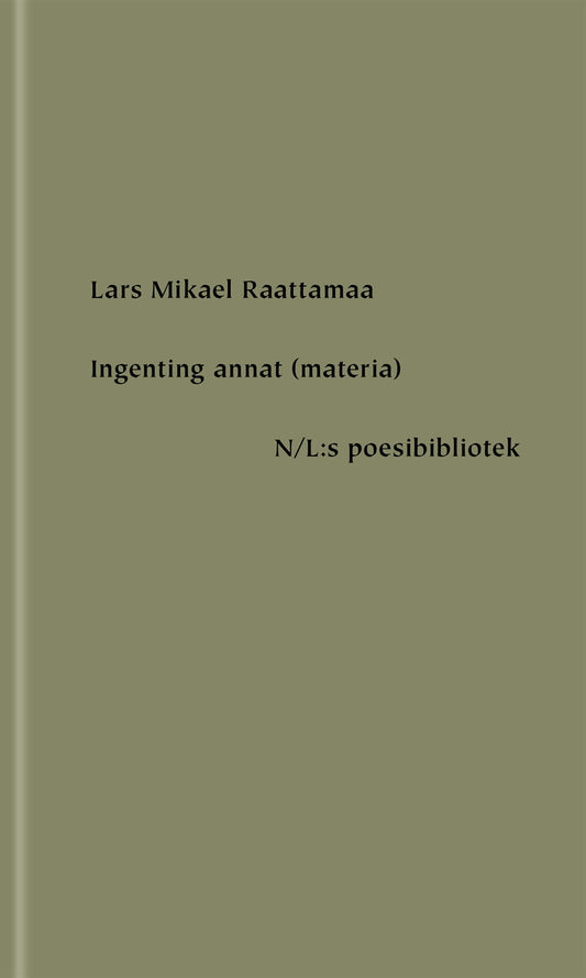 Ingenting annat (materia) – E-bok