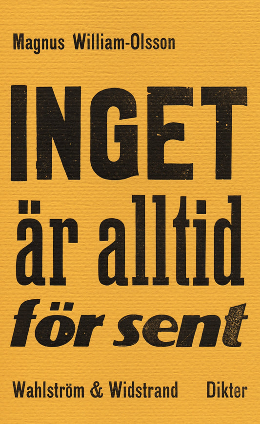 Inget är alltid för sent – E-bok