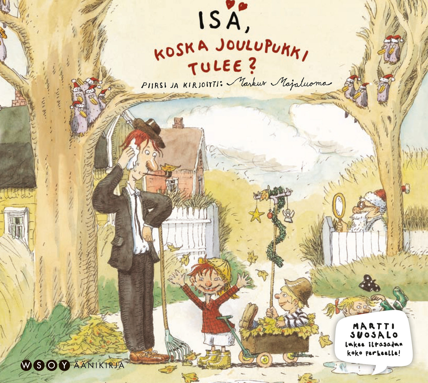 Isä, koska joulupukki tulee? – Ljudbok