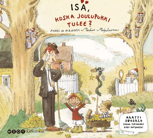 Isä, koska joulupukki tulee? – Ljudbok