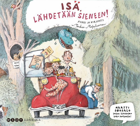 Isä, lähdetään sieneen! – Ljudbok