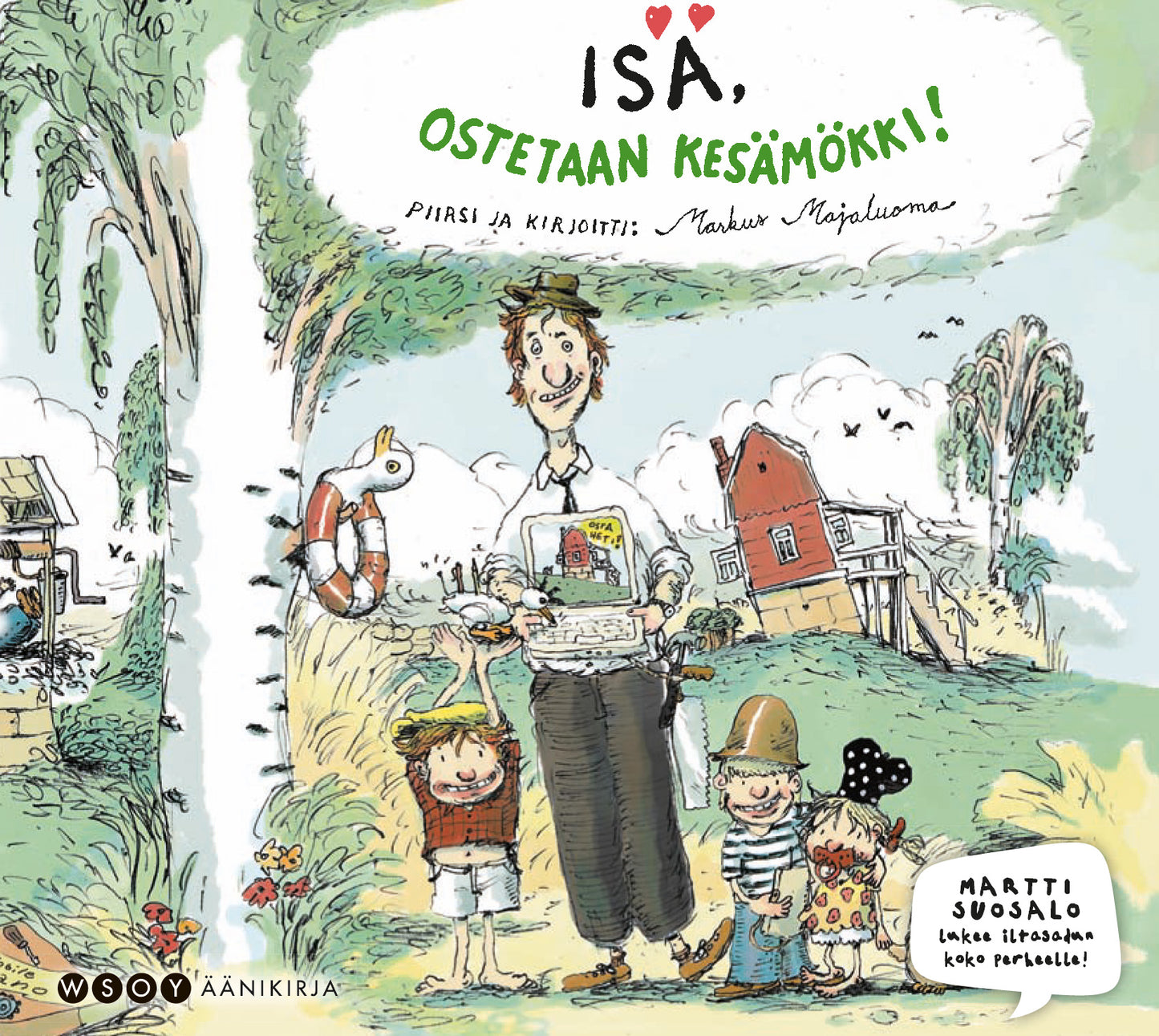 Isä, ostetaan kesämökki! – Ljudbok