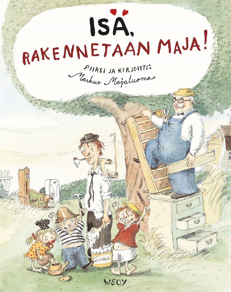 Isä, rakennetaan maja! – E-bok