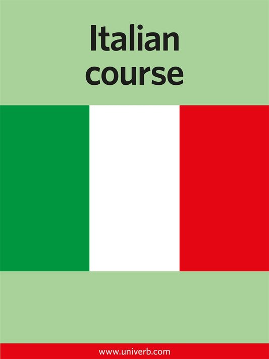 Italian course – E-bok