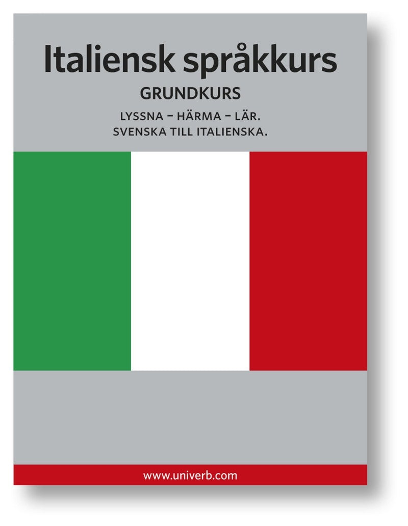 Italiensk språkkurs – Ljudbok