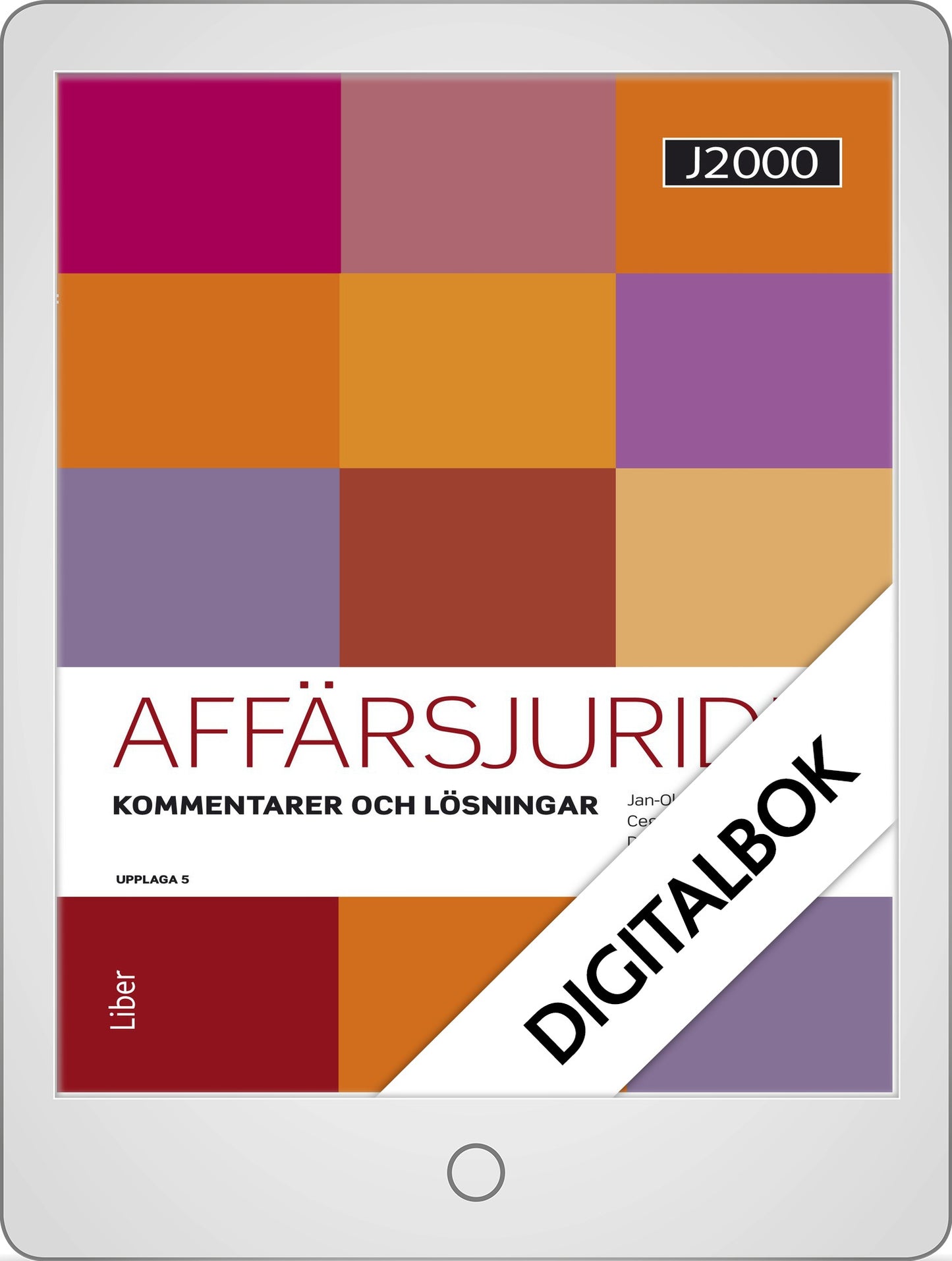 J2000 Affärsjuridik Kommentarer och lösningar Digitalbok (12 mån)