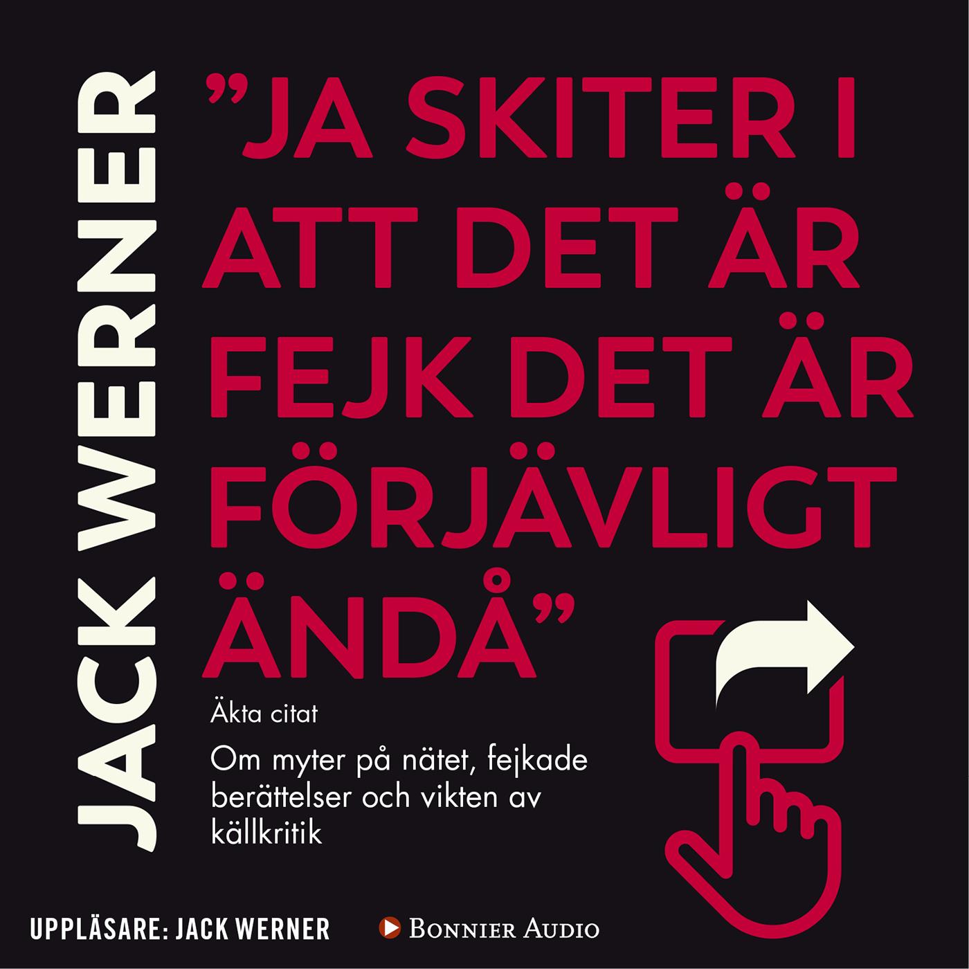 "Ja skiter i att det är fejk det är förjävligt ändå" : om myter på nätet, fejkade berättelser och vikten av källkritik – Ljudbok
