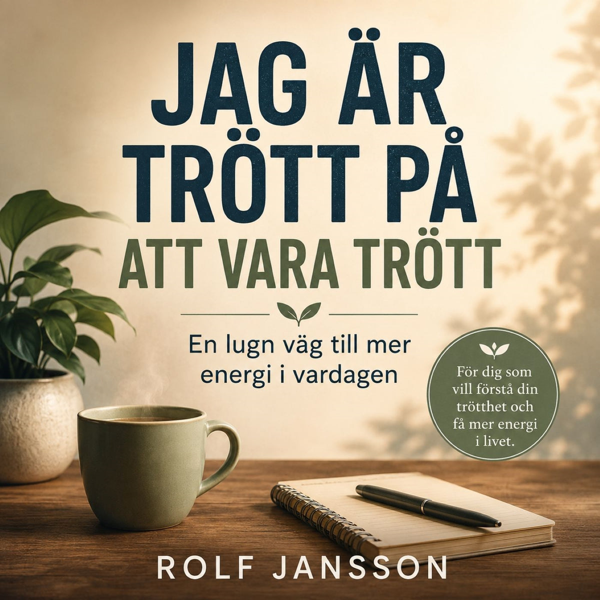 Jag är trött på att vara trött. En lugn väg till mer energi i vardagen. – Ljudbok