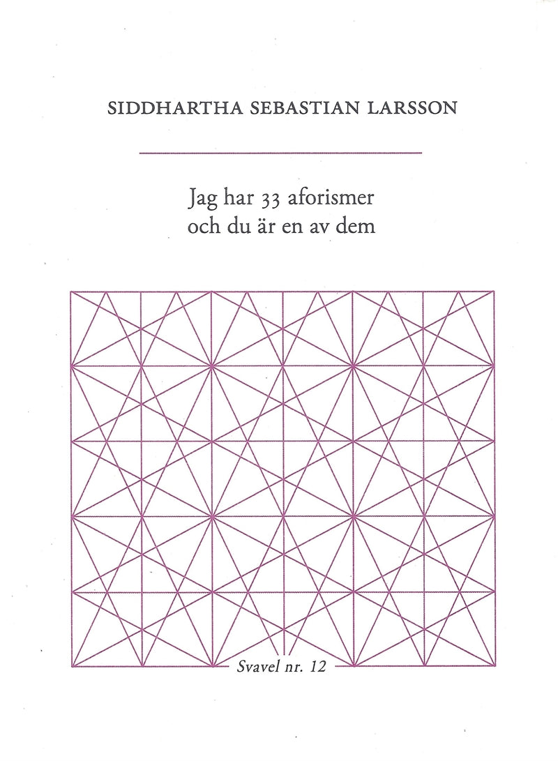 Jag har 33 aforismer och du är en av dem – Ljudbok
