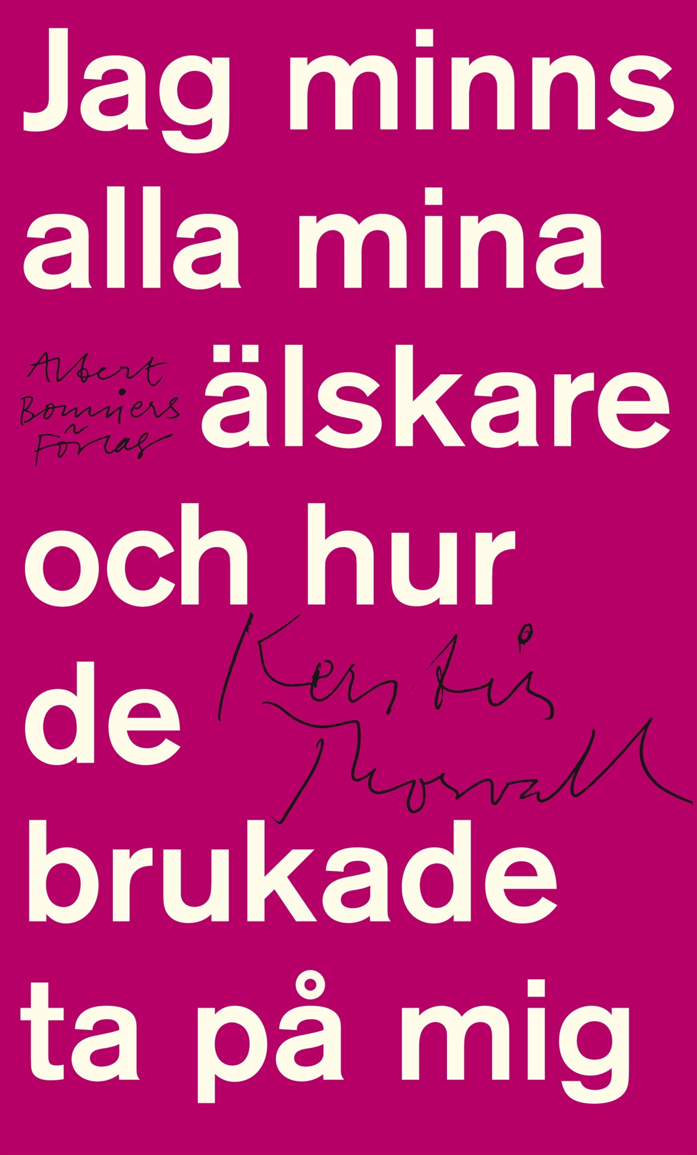 Jag minns alla mina älskare och hur de brukade ta på mig – E-bok