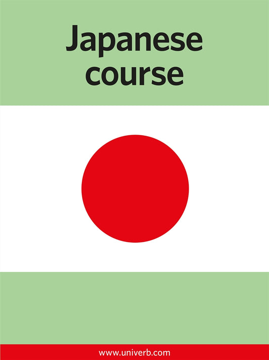 Japanese course – E-bok