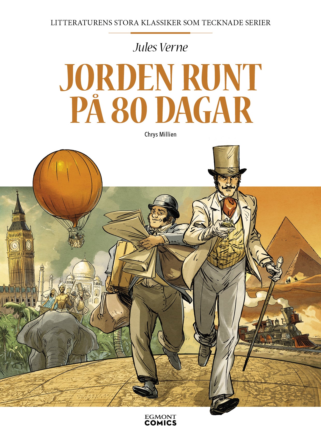 Jorden runt på 80 dagar – E-bok