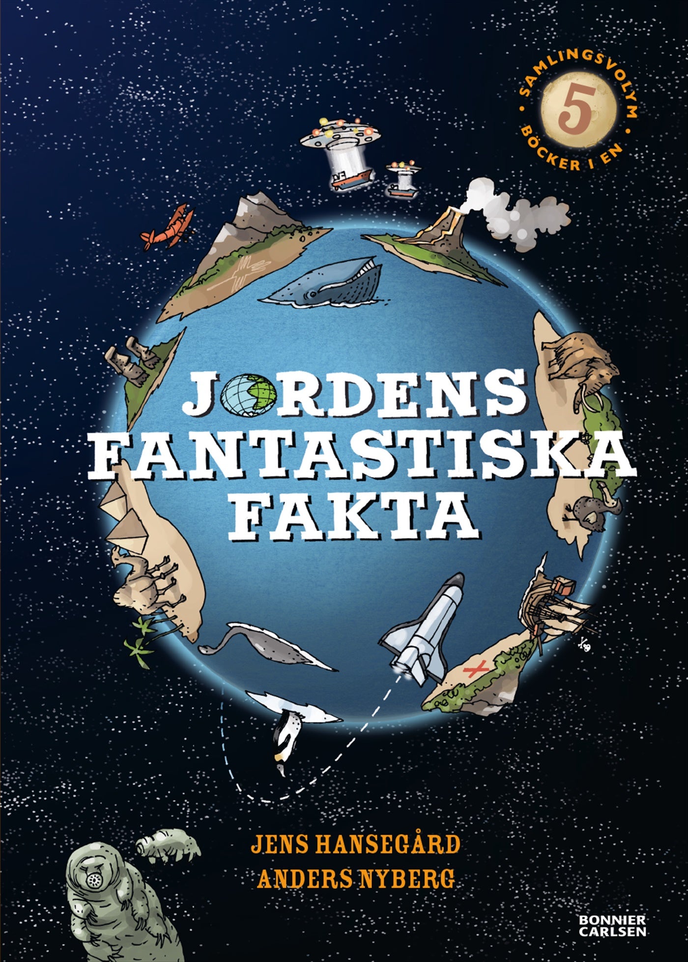 Jordens fantastiska fakta (samlingsvolym, 5 böcker i en) – E-bok