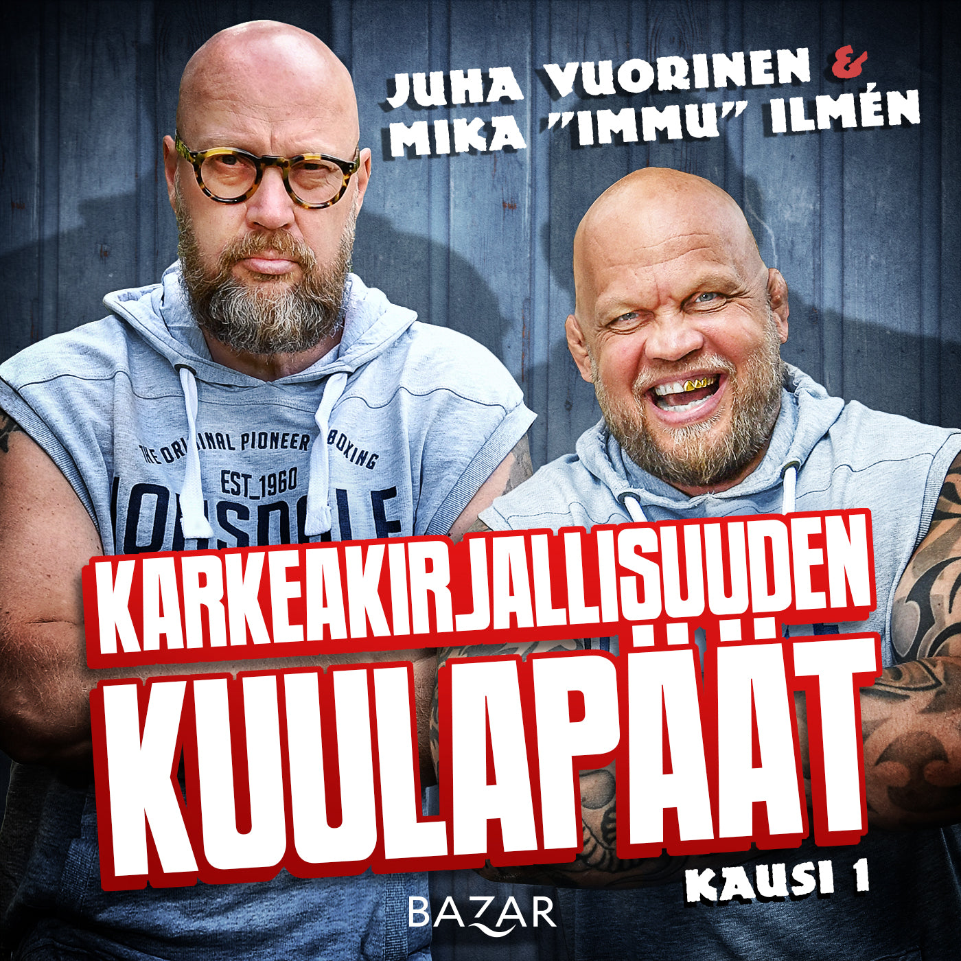 Karkeakirjallisuuden kuulapäät K1 – Ljudbok