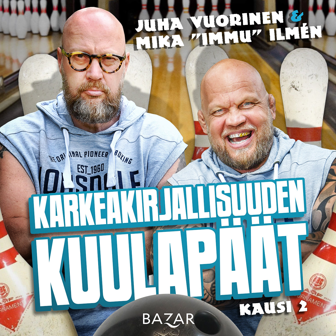 Karkeakirjallisuuden kuulapäät K2/J9 – Ljudbok