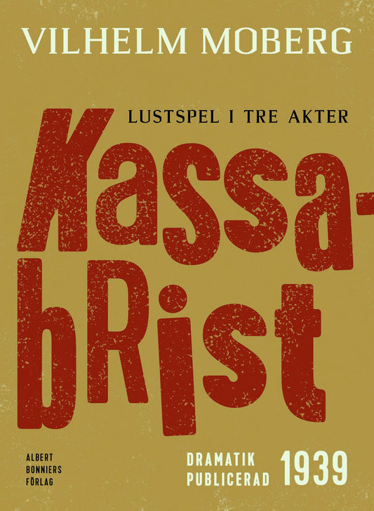 Kassabrist : lustspel i tre akter – E-bok