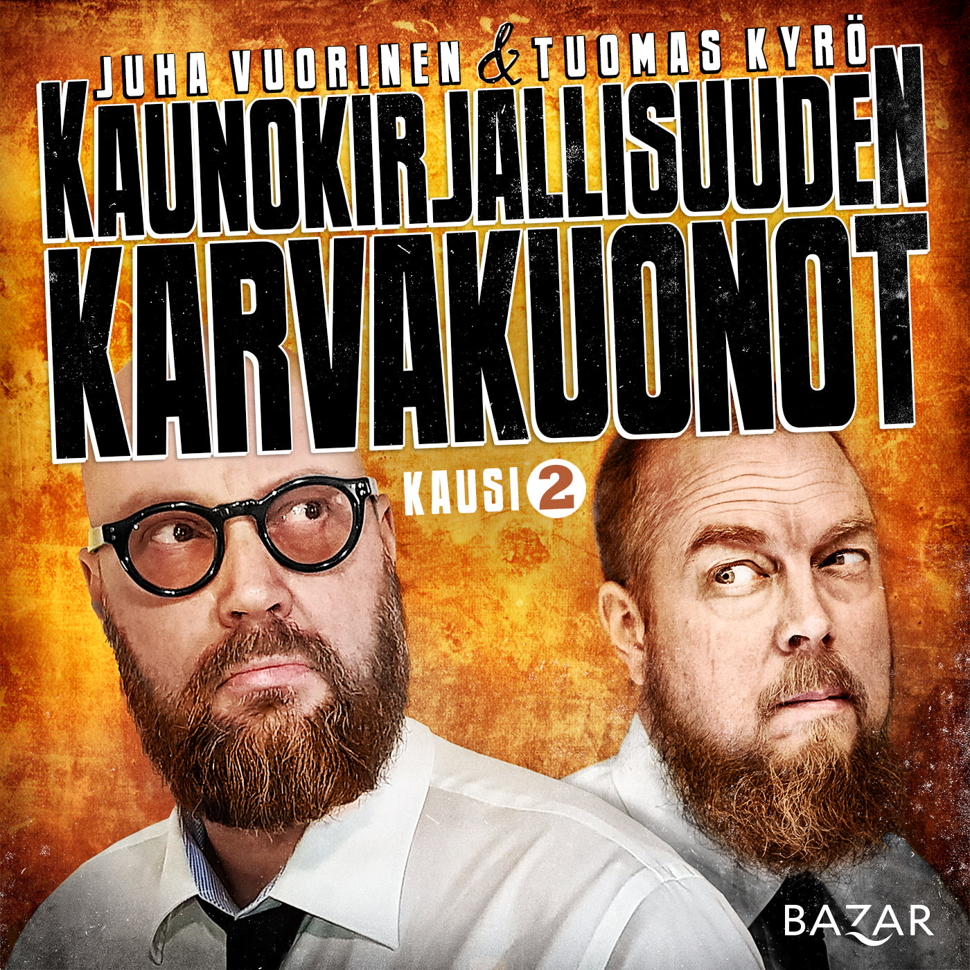 Kaunokirjallisuuden karvakuonot K2 – Ljudbok
