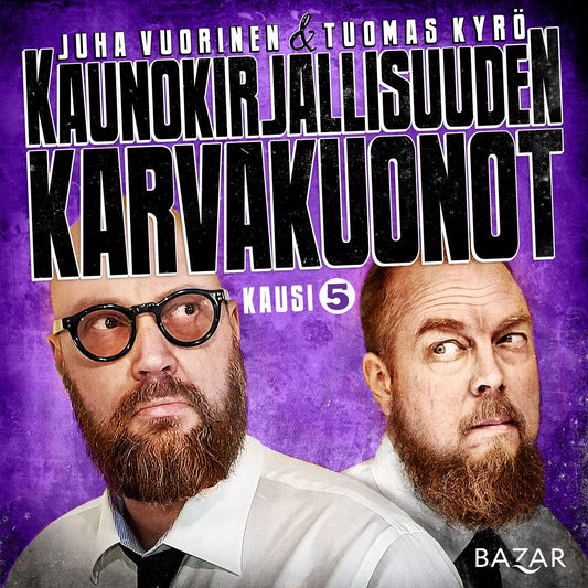 Kaunokirjallisuuden karvakuonot K5 – Ljudbok