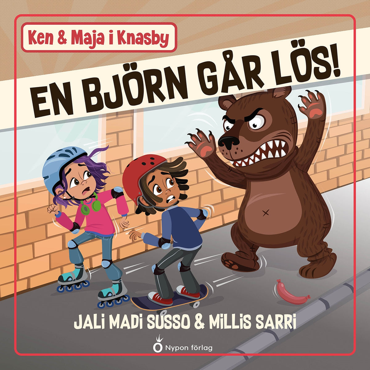 Ken och Maja i Knasby - En björn går lös! – Ljudbok