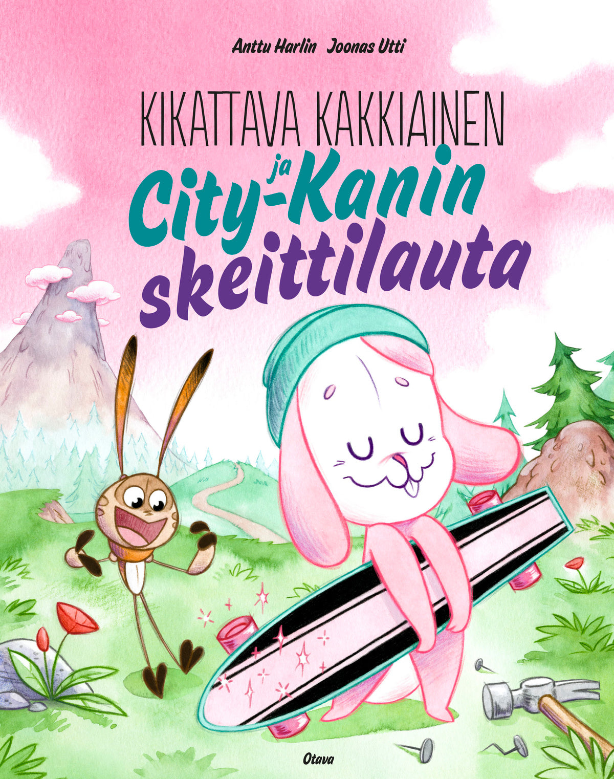 Kikattava Kakkiainen ja City-Kanin skeittilauta – E-bok