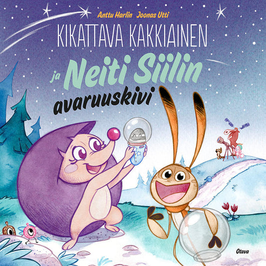 Kikattava Kakkiainen ja Neiti Siilin avaruuskivi – Ljudbok