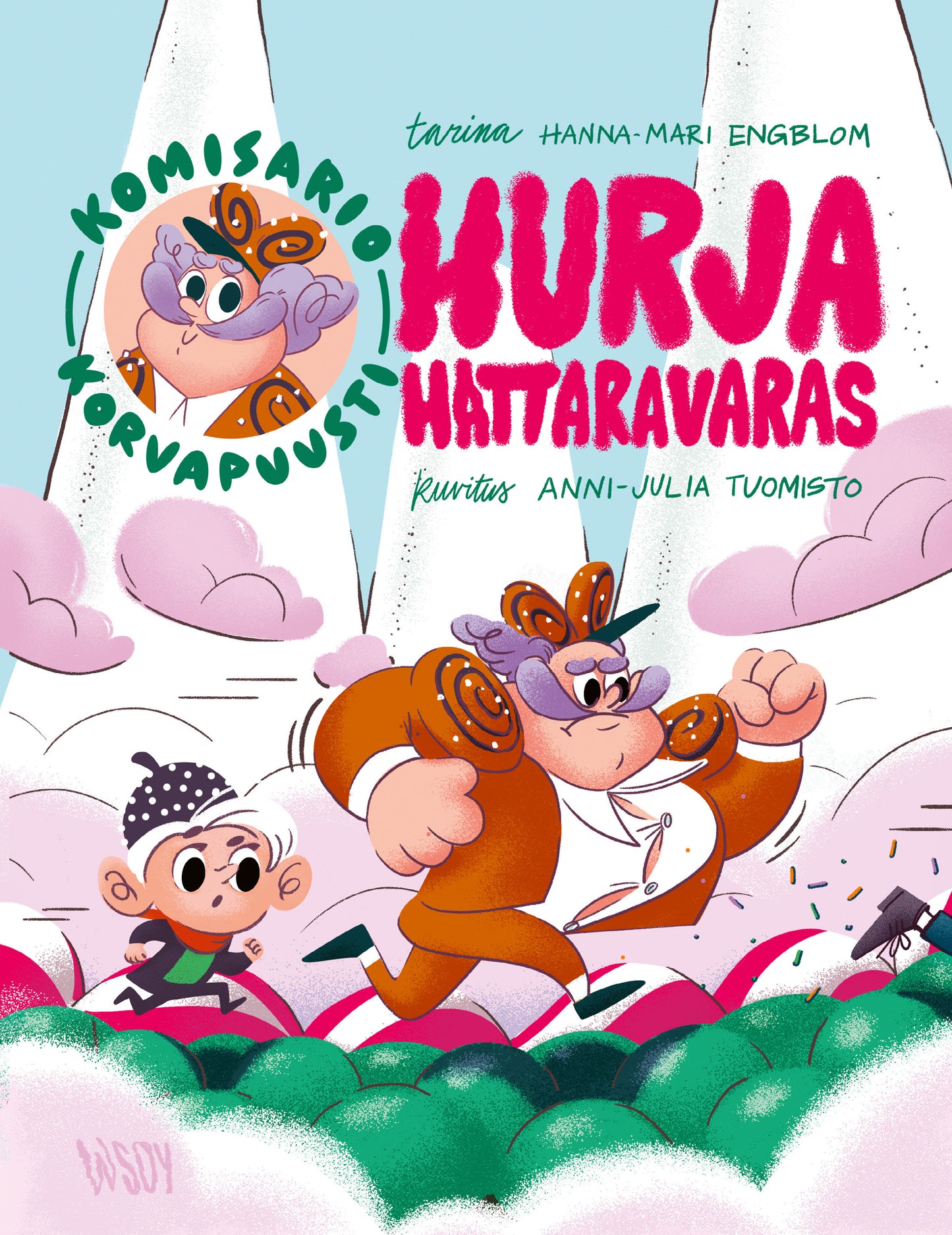 Komisario Korvapuusti: Hurja hattaravaras – E-bok