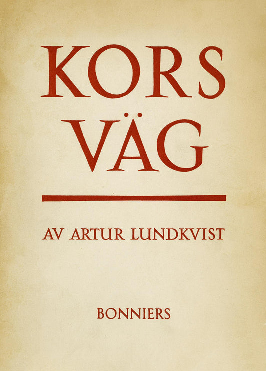 Korsväg – E-bok