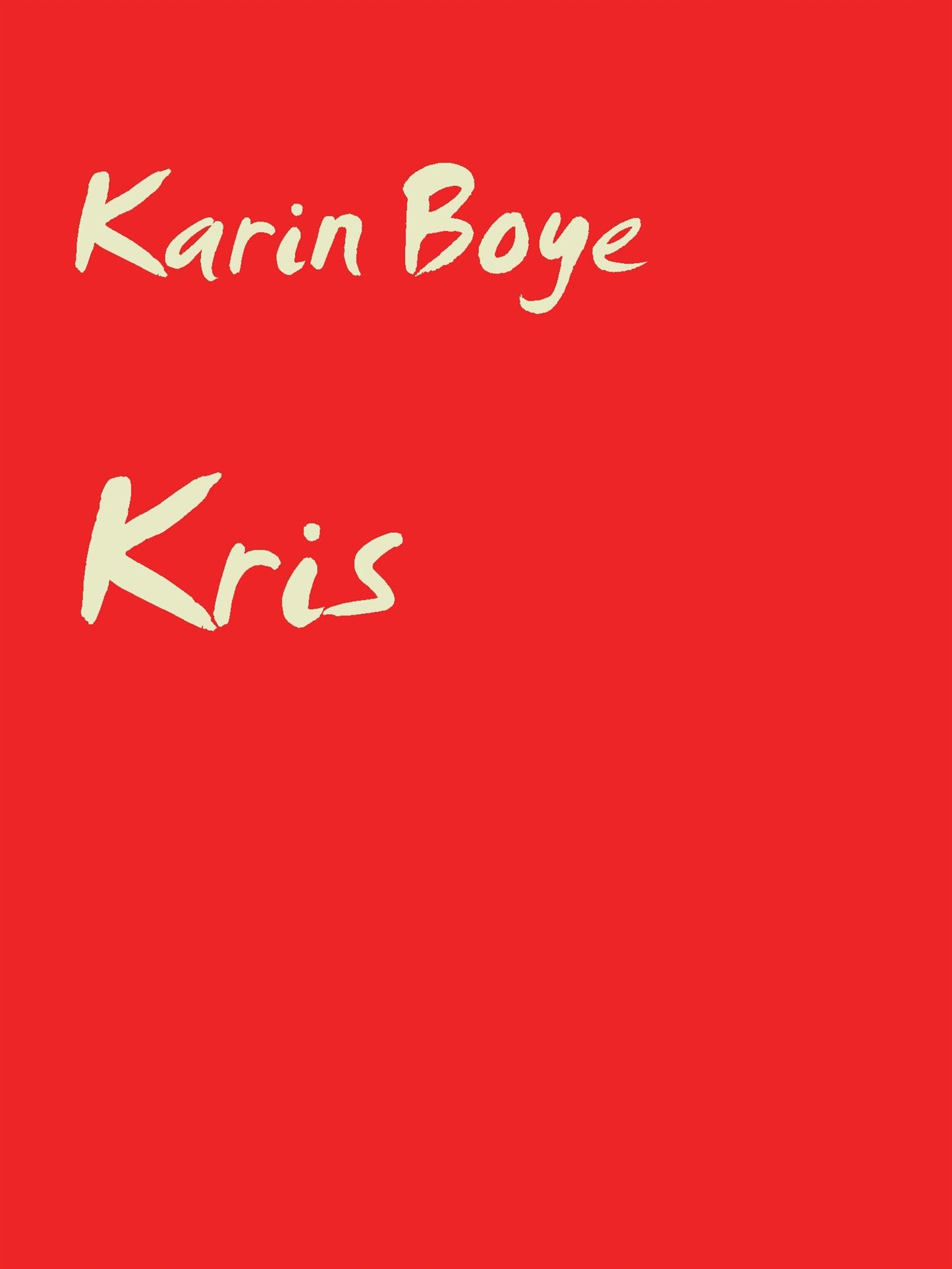 Kris – E-bok