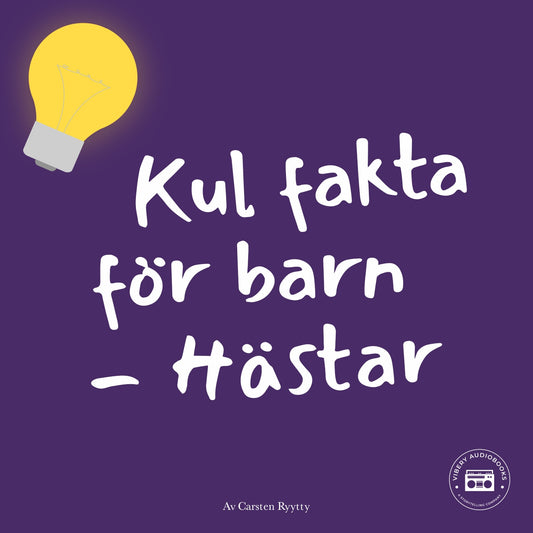 Kul fakta för barn: Hästar – Ljudbok