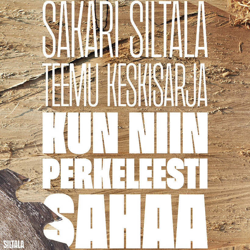 Kun niin perkeleesti sahaa – Ljudbok