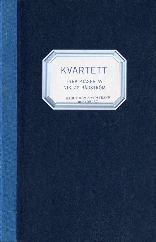 Kvartett : fyra pjäser – E-bok